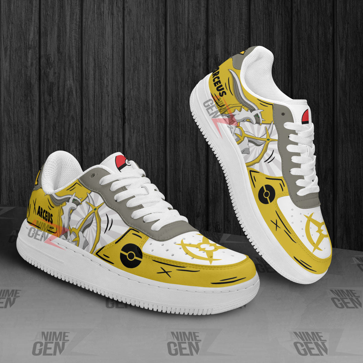 Pokemon Arceus Air Sneakers Custom Anime Shoes