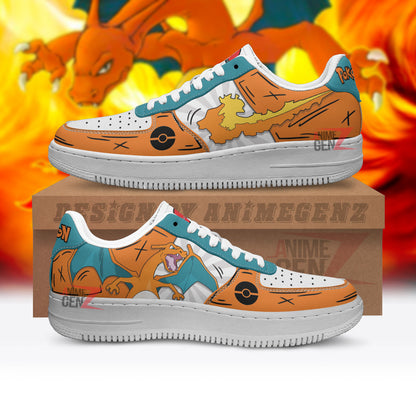 Pokemon Charizard Air Sneakers Custom Anime Shoes
