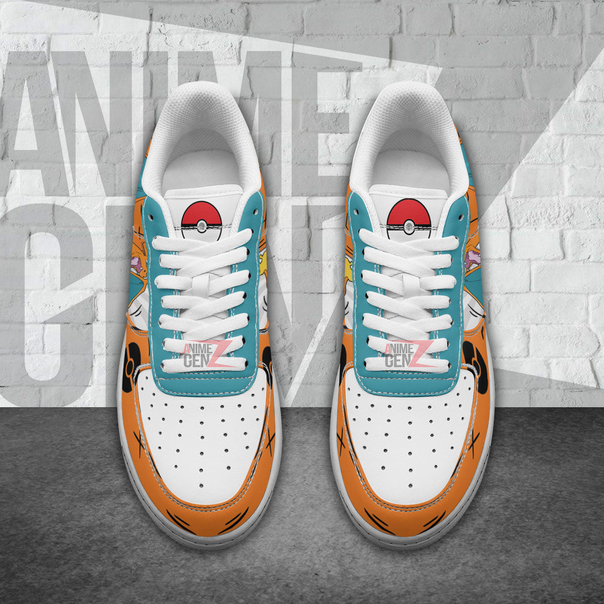 Pokemon Charizard Air Sneakers Custom Anime Shoes
