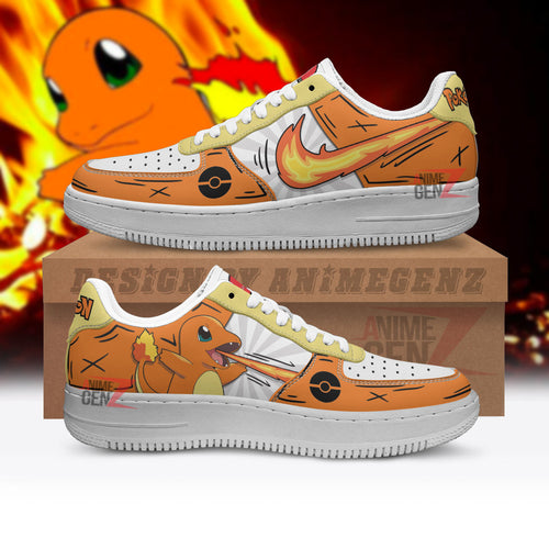 Pokemon Charmander Air Sneakers Custom Anime Shoes