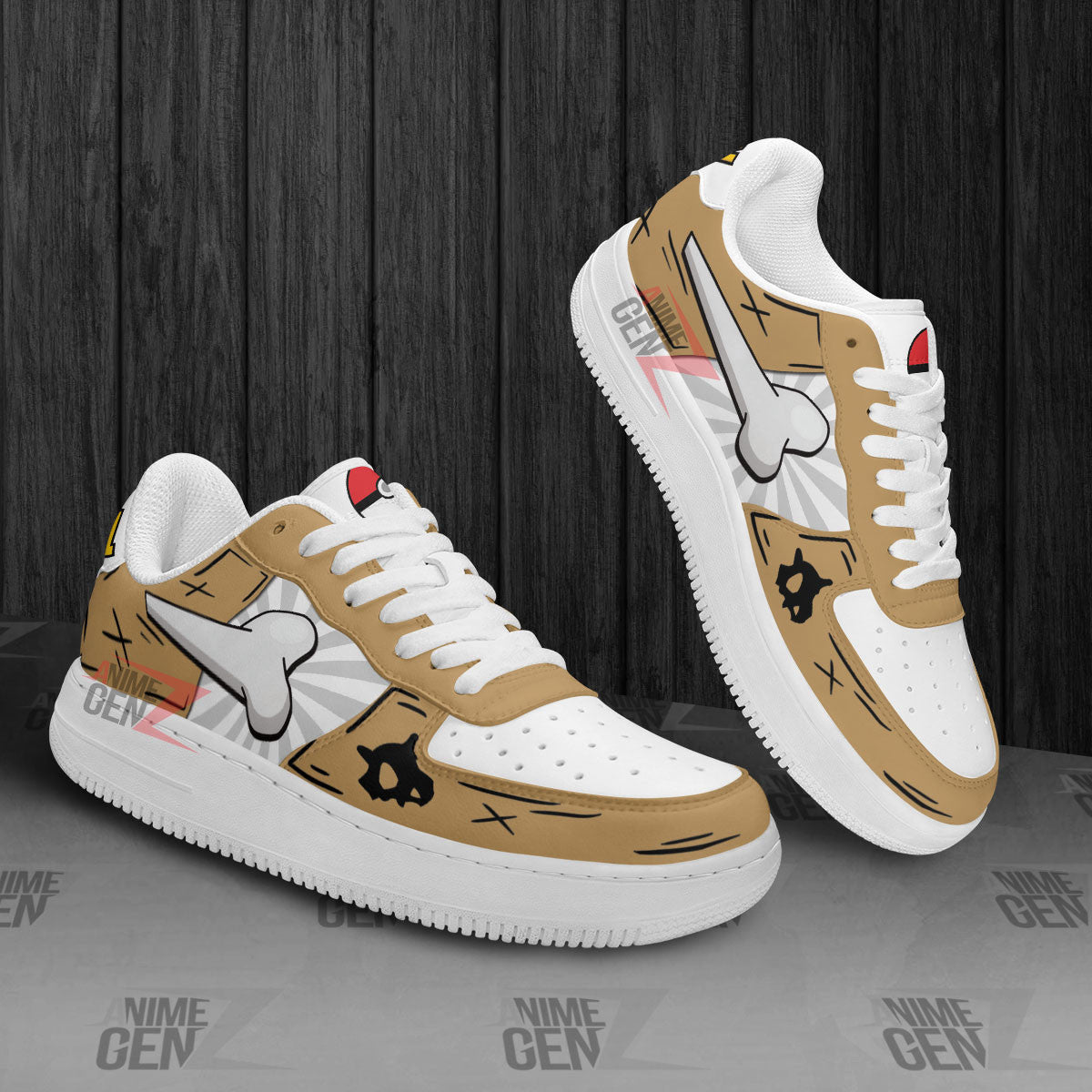 Pokemon Cubone Air Sneakers Custom Anime Shoes