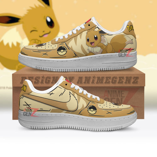Pokemon Eevee Air Sneakers Custom Anime Shoes