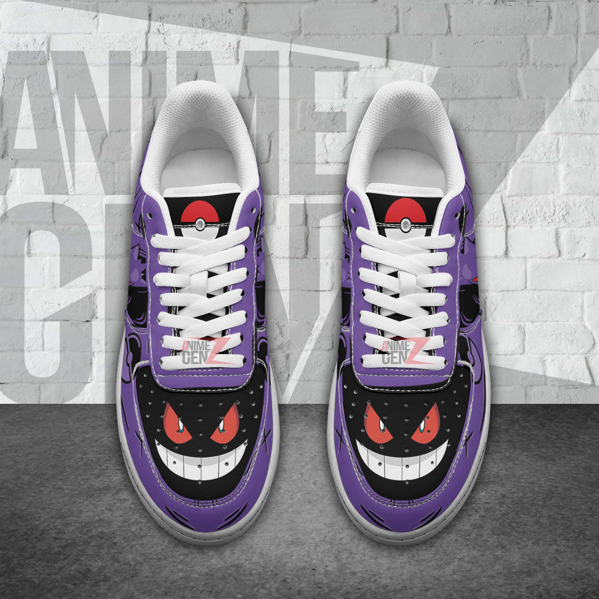 Pokemon Gengar Air Sneakers Custom Anime Shoes