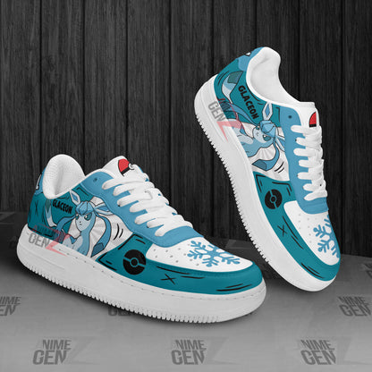 Pokemon Glaceon Air Sneakers Custom Anime Shoes