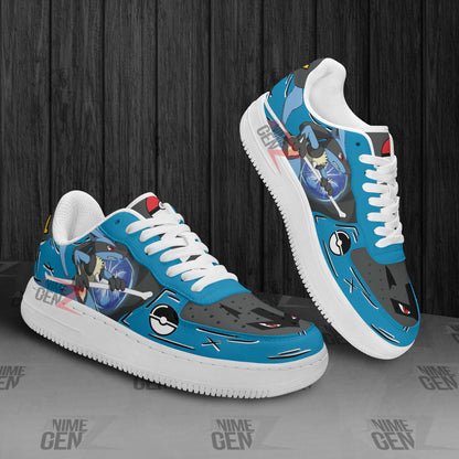 Pokemon Lucario Air Sneakers Custom Anime Shoes