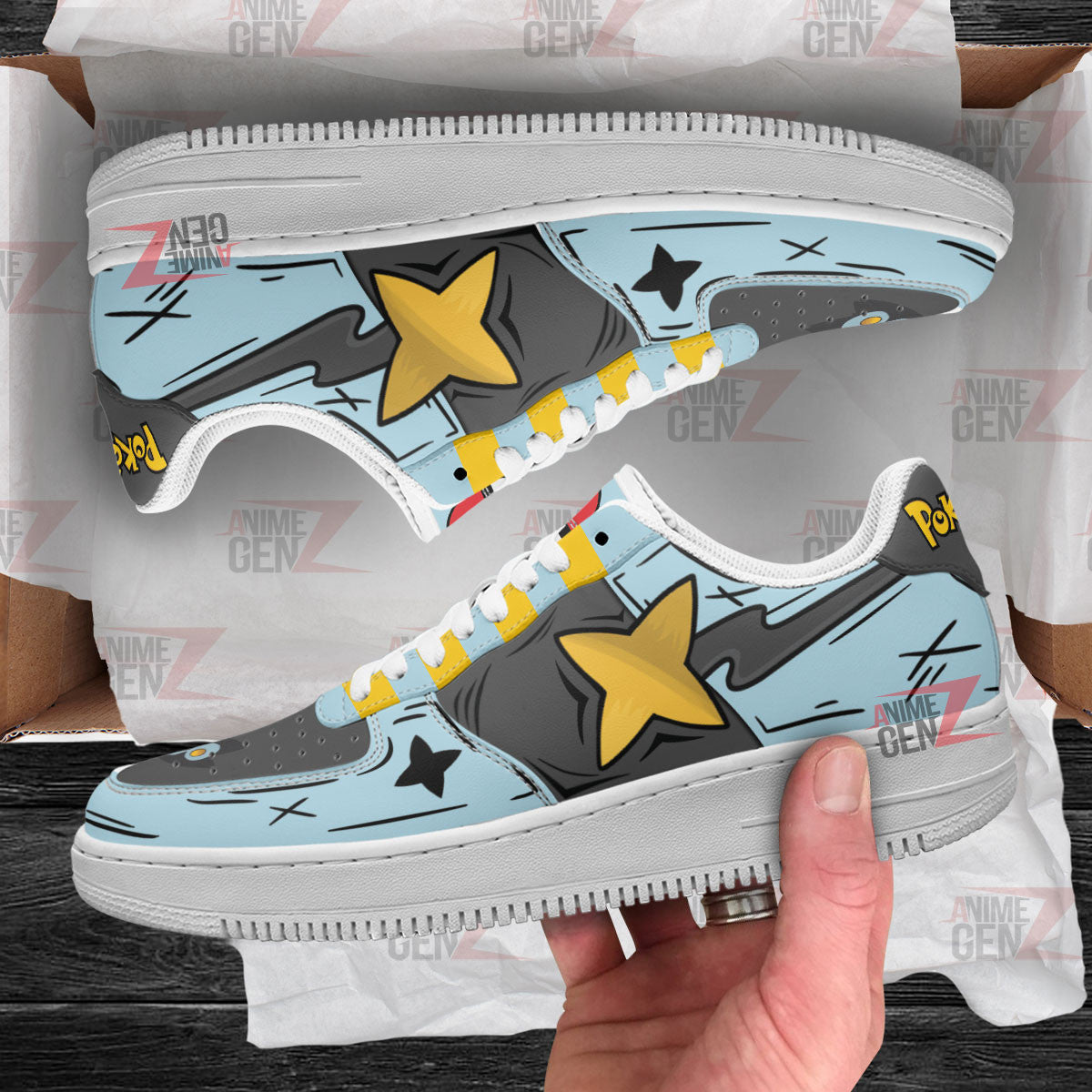 Pokemon Luxray Air Sneakers Custom Anime Shoes