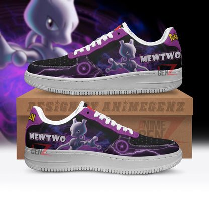 Pokemon Mewtwo Air Sneakers Custom Anime Shoes