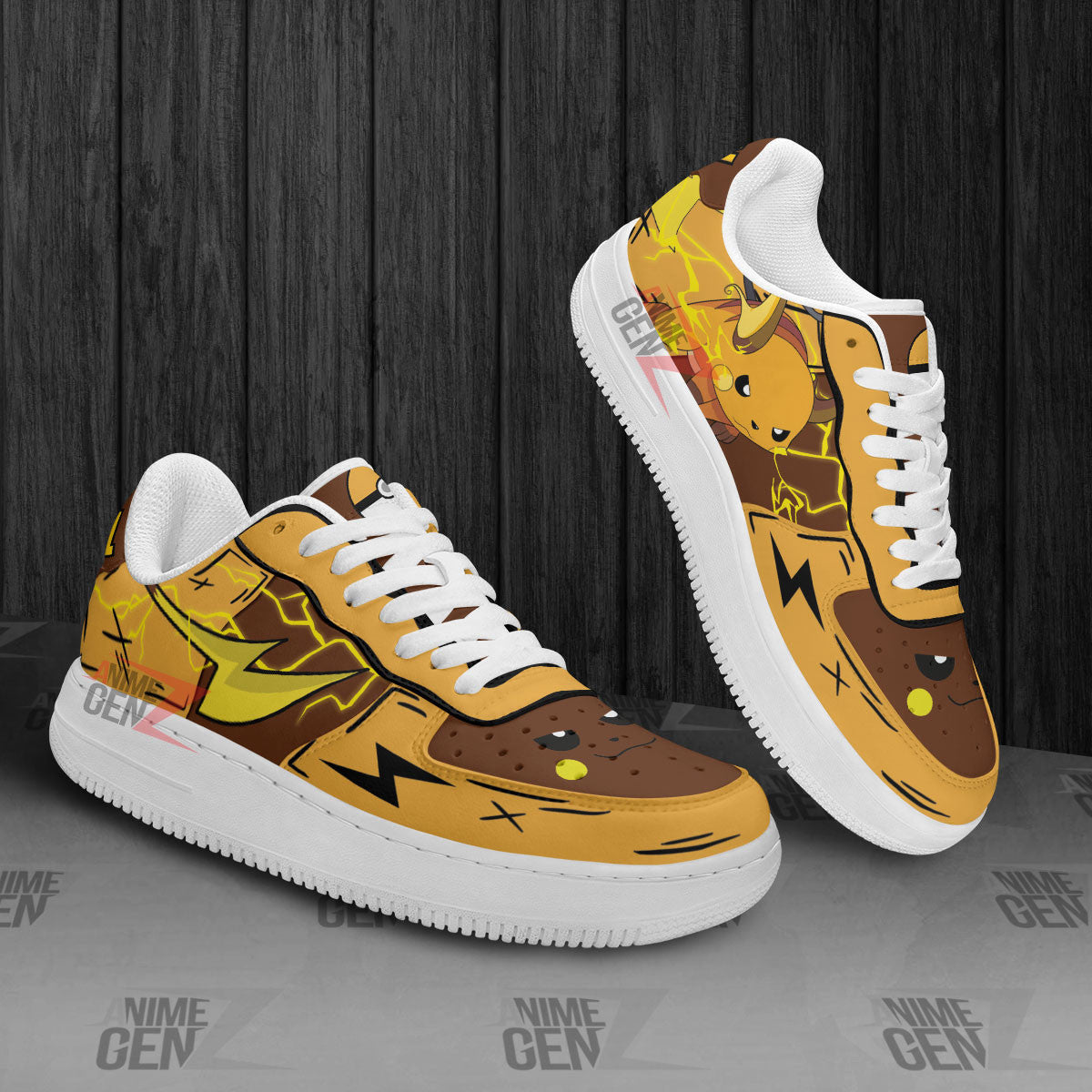 Pokemon Raichu Air Sneakers Custom Anime Shoes