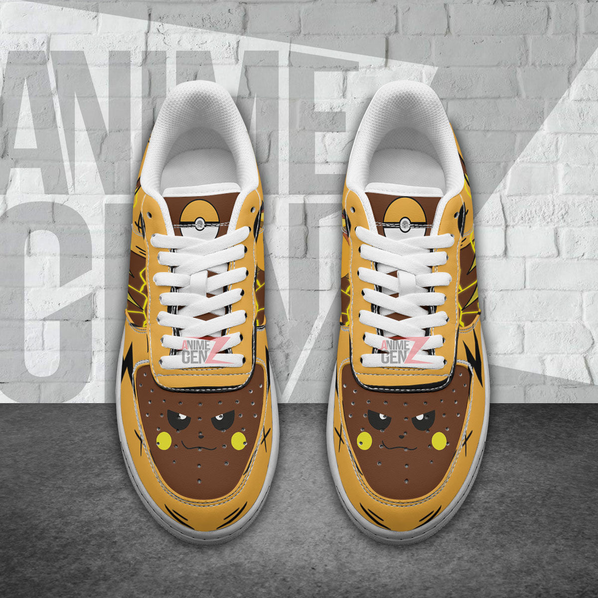 Pokemon Raichu Air Sneakers Custom Anime Shoes