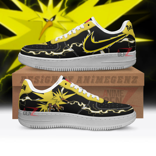 Pokemon Zapdos Air Sneakers Custom Anime Shoes