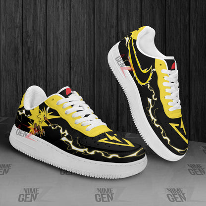 Pokemon Zapdos Air Sneakers Custom Anime Shoes