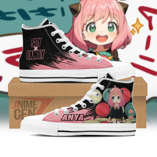 Spy X Family Anya High Top Shoes Custom Anime Shoes