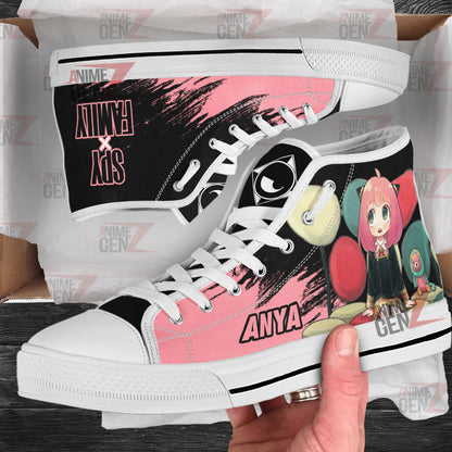 Spy X Family Anya High Top Shoes Custom Anime Shoes