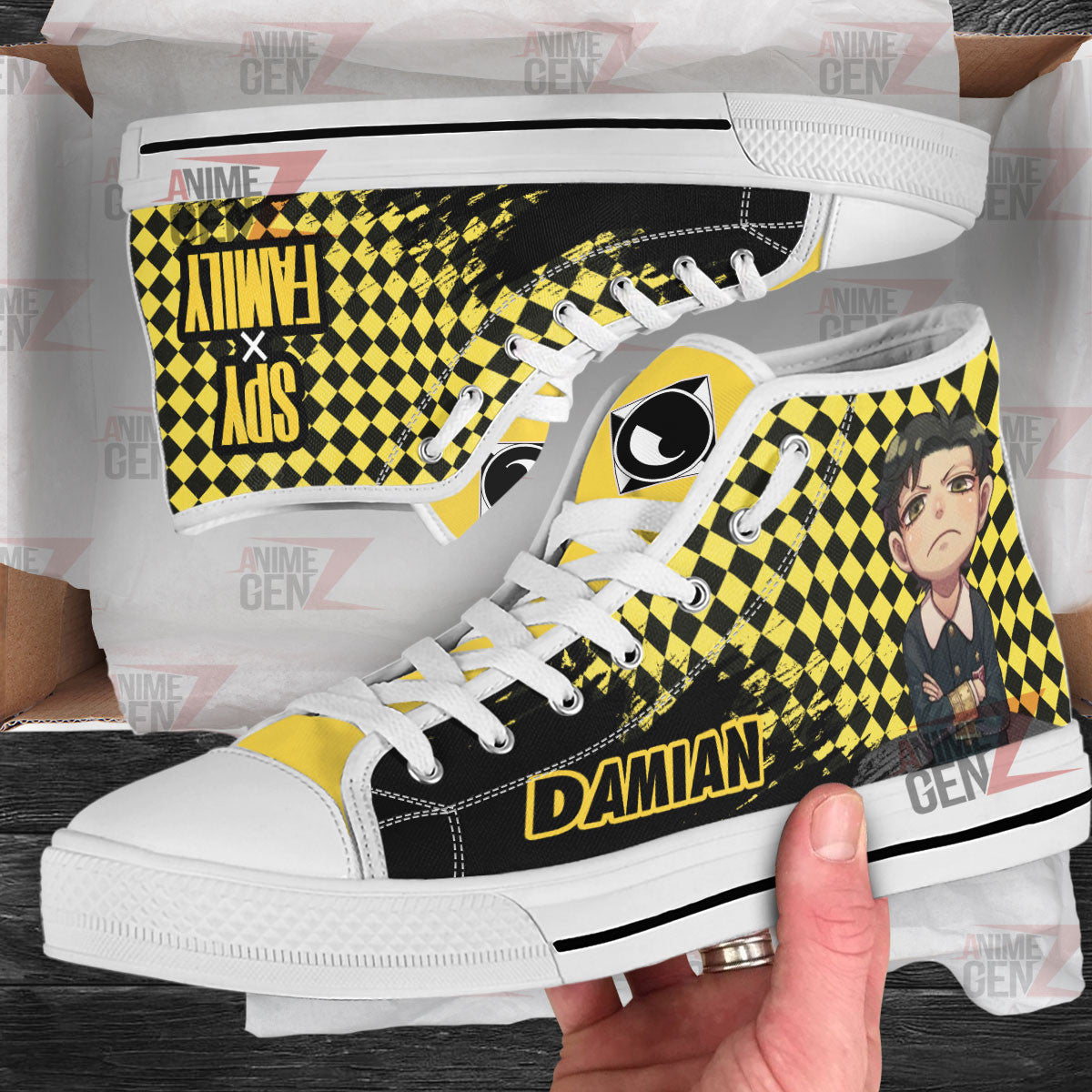 Spy X Family Damian Desmond High Top Shoes Custom Anime Shoes