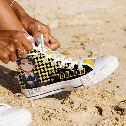 Spy X Family Damian Desmond High Top Shoes Custom Anime Shoes