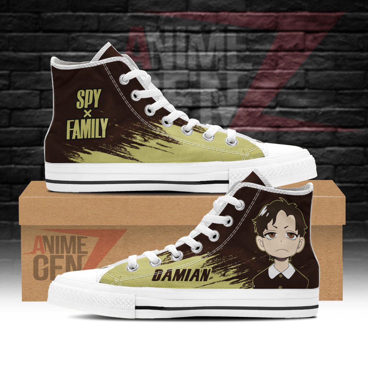 Spy X Family Damian Desmond High Top Shoes Custom Anime Sneakers