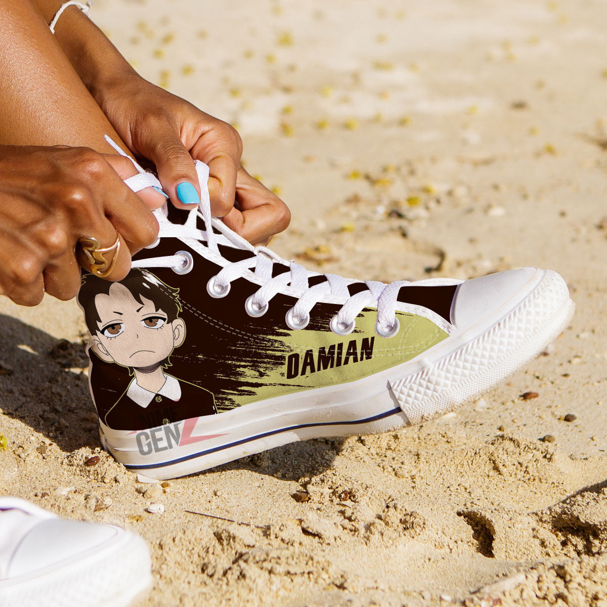 Spy X Family Damian Desmond High Top Shoes Custom Anime Sneakers