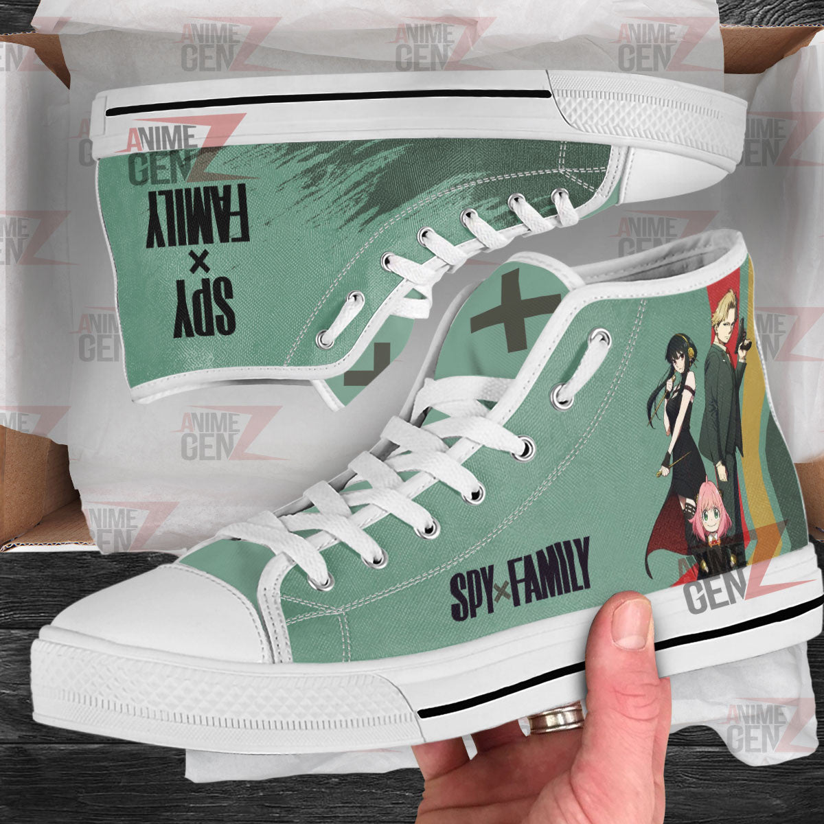 Spy X Family High Top Shoes Custom Anime Sneakers
