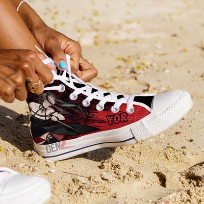 Spy X Family Yor Forger High Top Shoes Custom Anime Shoes