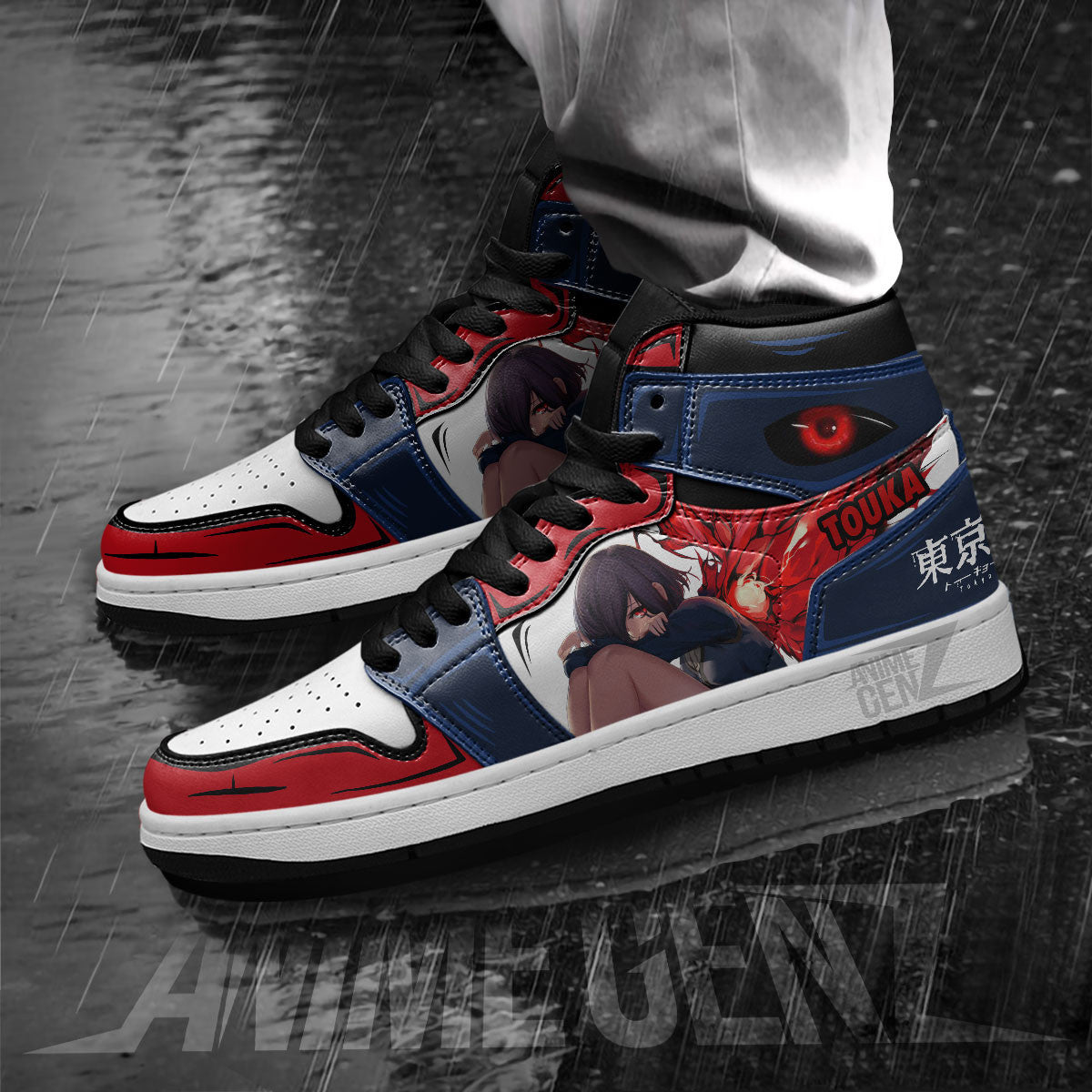 Tokyo Ghoul Touka Kirishima JD Sneakers Custom Anime Shoes