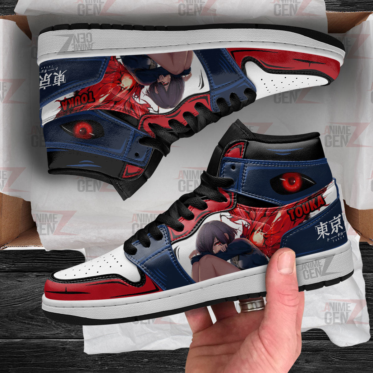 Tokyo Ghoul Touka Kirishima JD Sneakers Custom Anime Shoes
