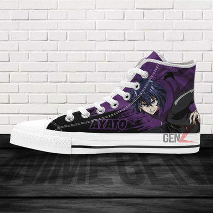 Tokyo Ghoul Ayato Kirishima High Top Shoes Custom Anime Shoes