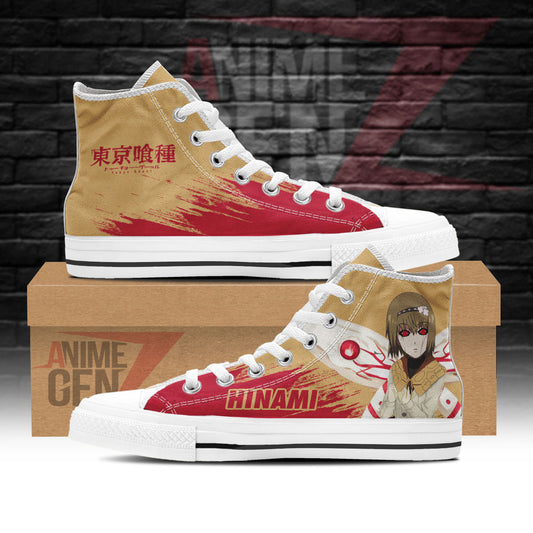 Tokyo Ghoul Hinami Fueguchi High Top Shoes Custom Anime Shoes