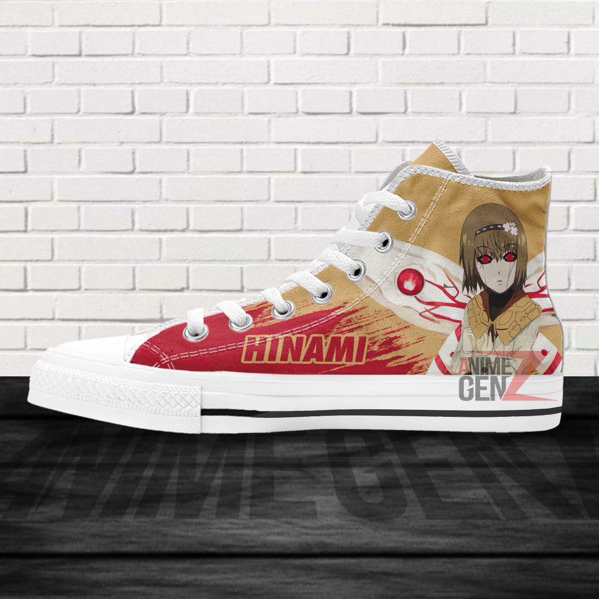 Tokyo Ghoul Hinami Fueguchi High Top Shoes Custom Anime Shoes