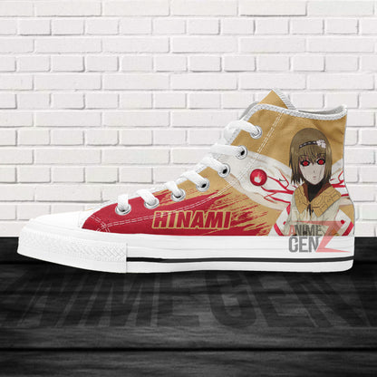 Tokyo Ghoul Hinami Fueguchi High Top Shoes Custom Anime Shoes