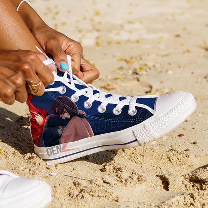 Tokyo Ghoul Touka Kirishima High Top Shoes Custom Anime Shoes