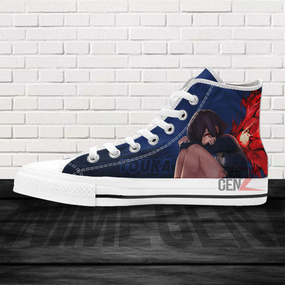 Tokyo Ghoul Touka Kirishima High Top Shoes Custom Anime Shoes