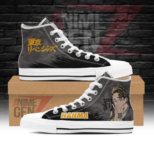 Tokyo Revengers Shuji Hanma High Top Shoes Custom Anime Shoes