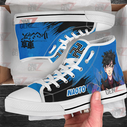 Tokyo Revengers Naoto Tachibana High Top Shoes Custom Anime Shoes