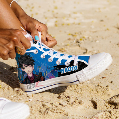Tokyo Revengers Naoto Tachibana High Top Shoes Custom Anime Shoes