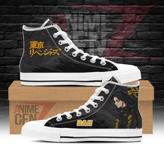 Tokyo Revengers Keisuke Baji High Top Shoes Custom Anime Shoes