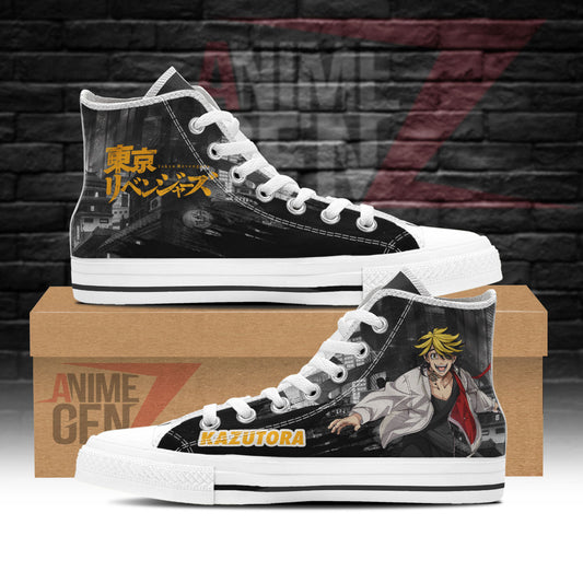 Tokyo Revengers Kazutora Hanemiya High Top Shoes Custom Anime Shoes