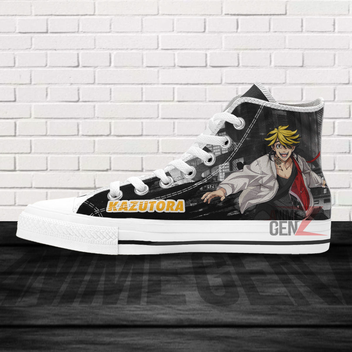 Tokyo Revengers Kazutora Hanemiya High Top Shoes Custom Anime Shoes
