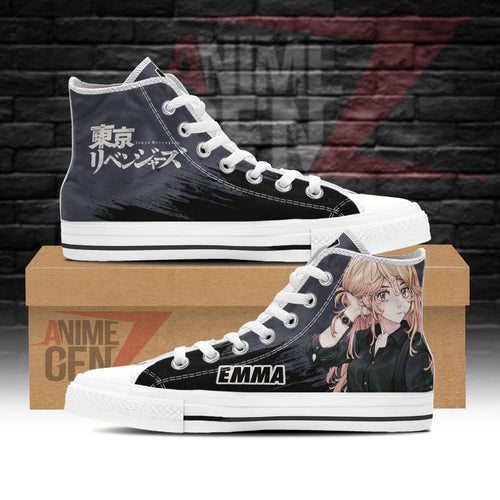 Tokyo Revengers Emma Sano High Top Shoes Custom Anime Shoes