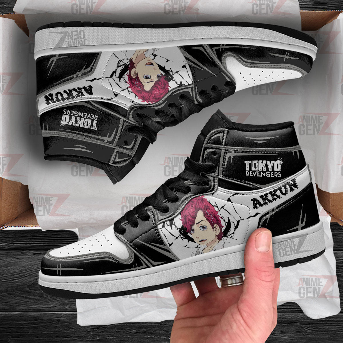 Tokyo Revengers Akkun JD Sneakers Custom Anime Shoes