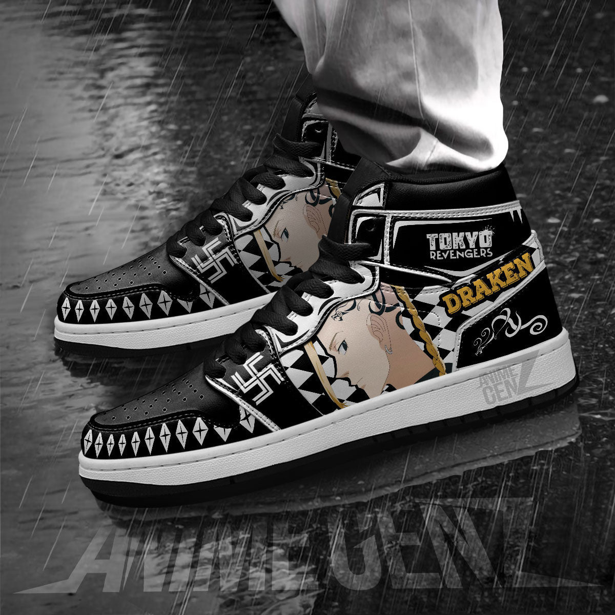 Tokyo Revengers Draken JD Sneakers Custom Anime Shoes