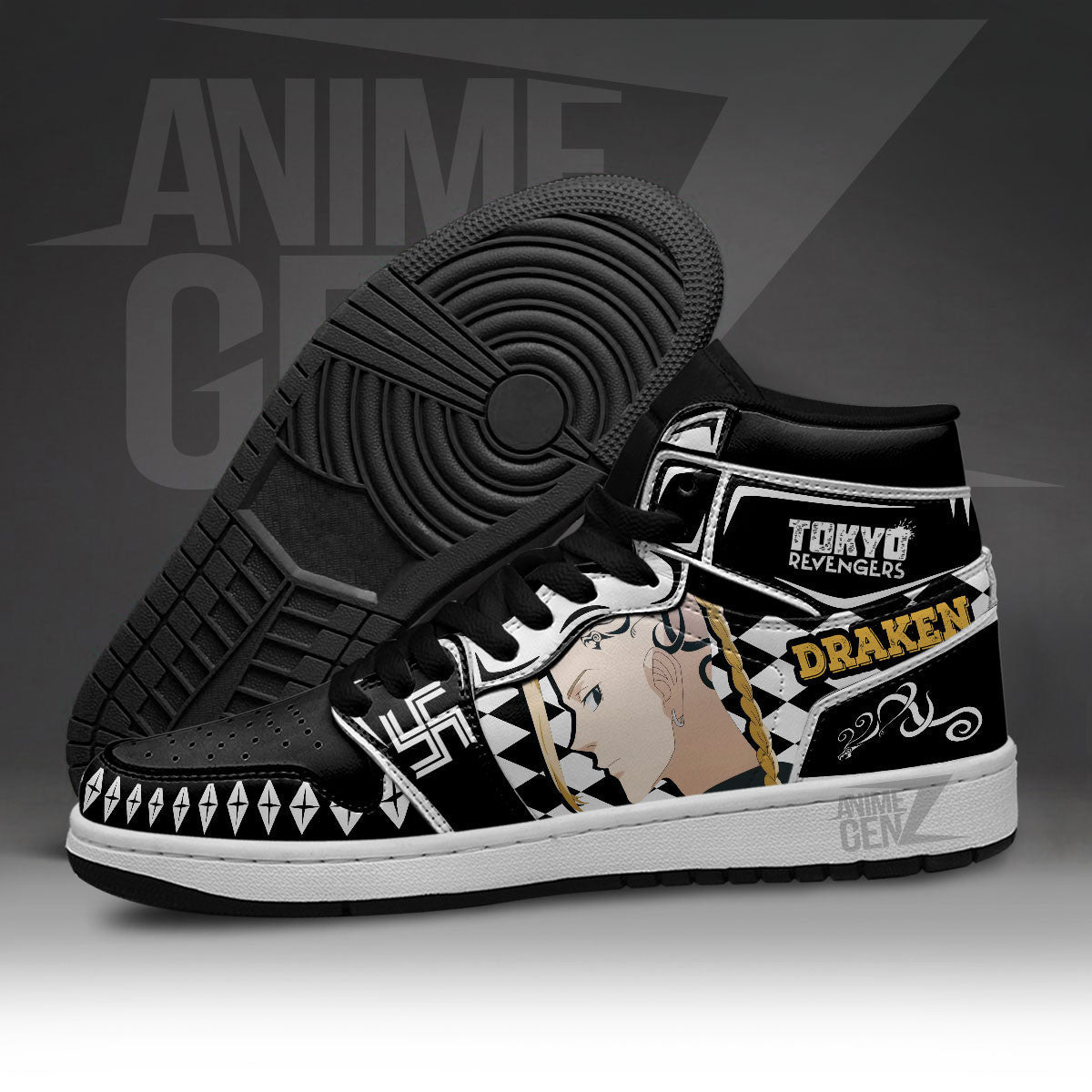 Tokyo Revengers Draken JD Sneakers Custom Anime Shoes
