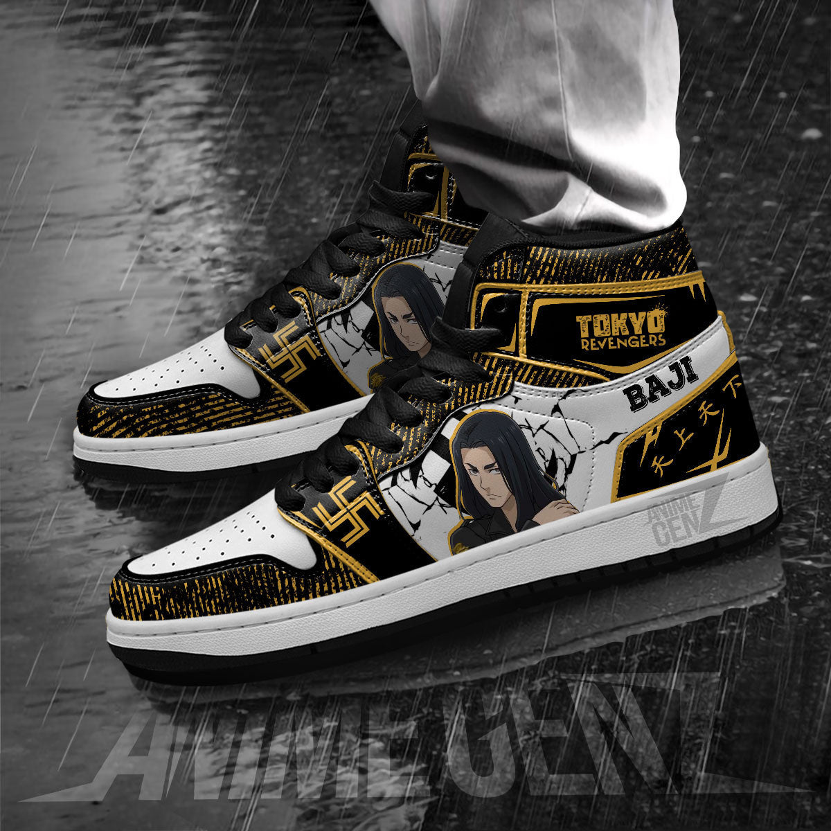 Tokyo Revengers Keisuke Baji JD Sneakers Custom Anime Shoes