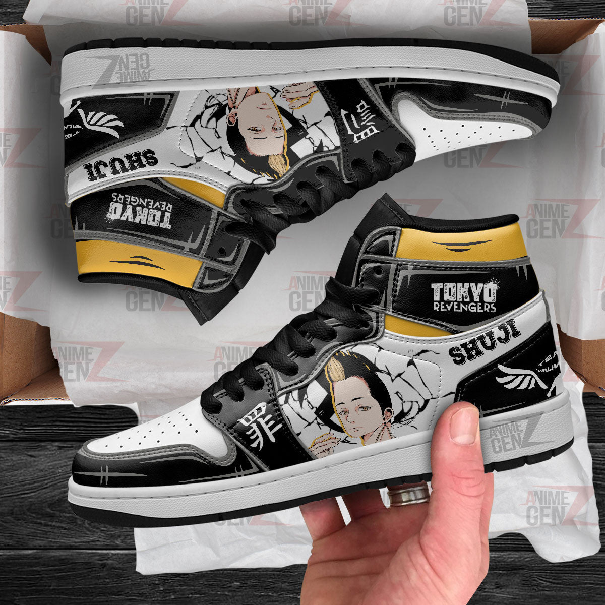 Tokyo Revengers Shuji Hanma JD Sneakers Custom Anime Shoes