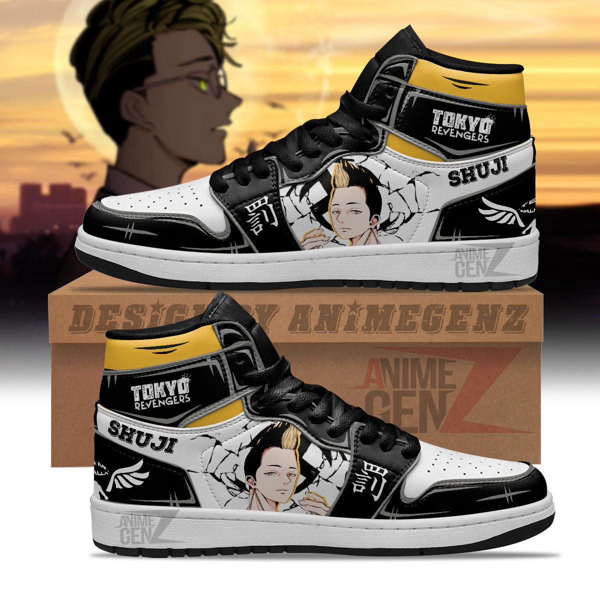 Tokyo Revengers Shuji Hanma JD Sneakers Custom Anime Shoes