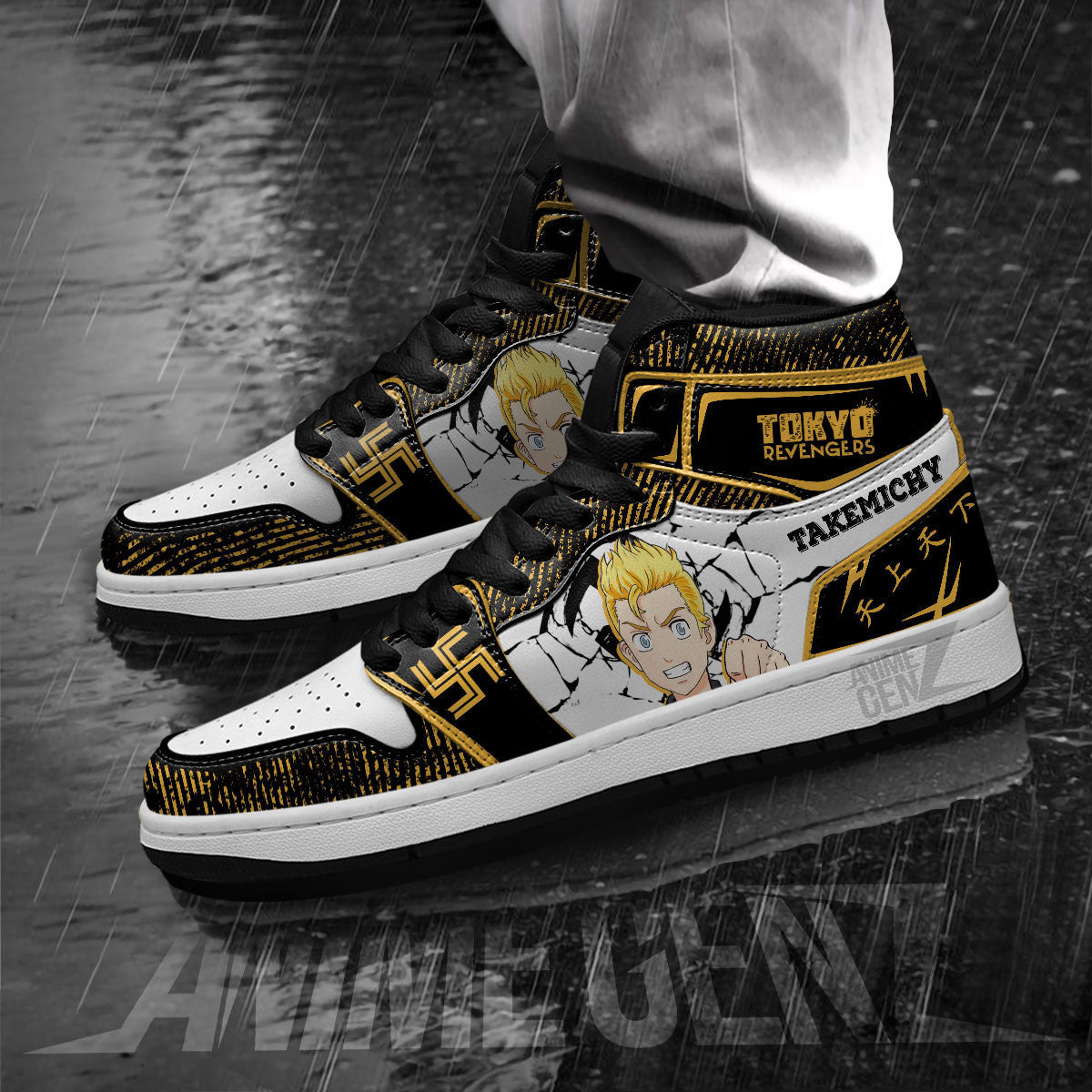 Tokyo Revengers Takemichy JD Sneakers Custom Anime Shoes