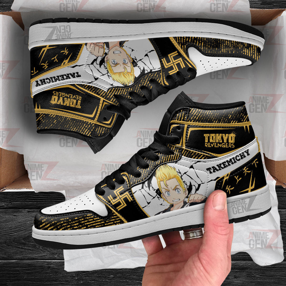 Tokyo Revengers Takemichy JD Sneakers Custom Anime Shoes