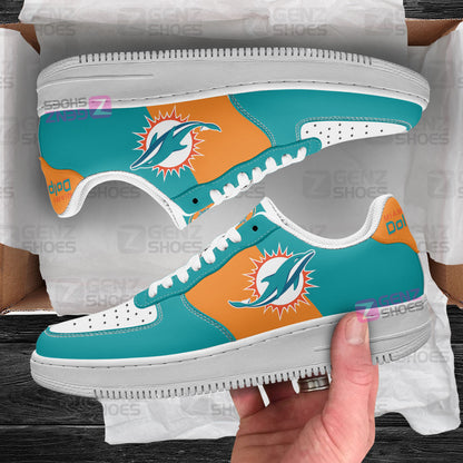 Miami Dolphins Air Sneakers NFL Custom Sports Shoes