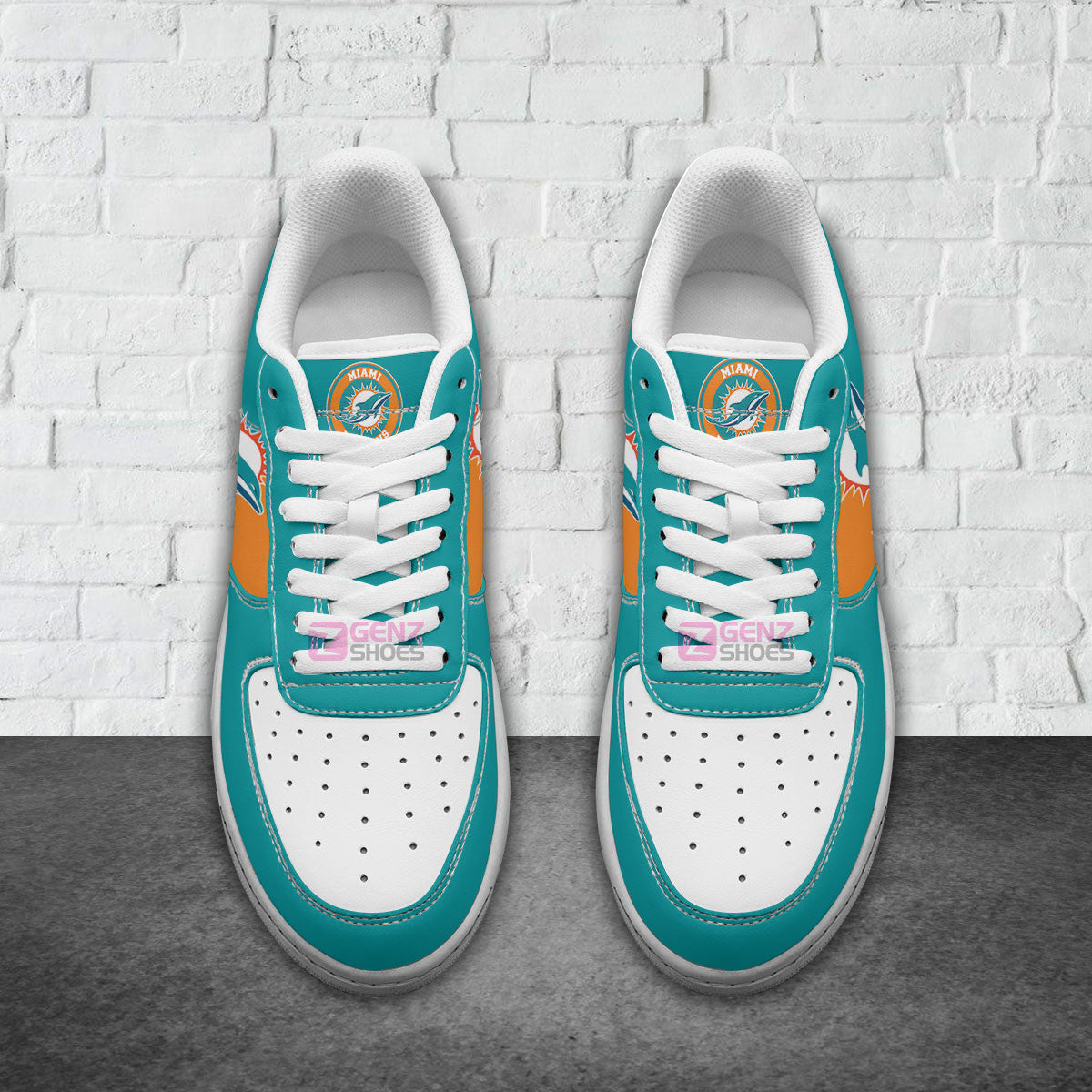Miami Dolphins Air Sneakers NFL Custom Sports Shoes
