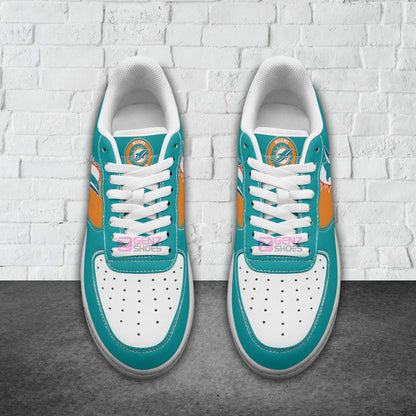 Miami Dolphins Air Sneakers NFL Custom Sports Shoes