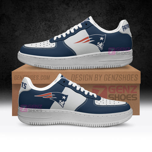 New England Patriots Air Sneakers NFL Custom Sports Shoes